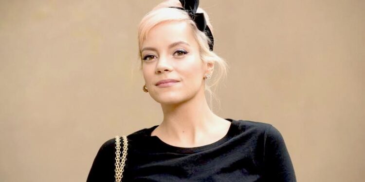 The famous British singer-songwriter Lily Allen